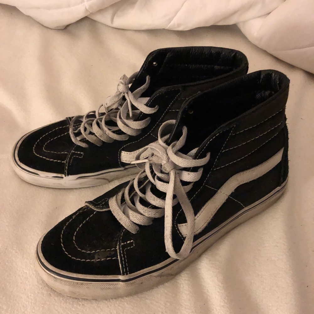 black high top vans